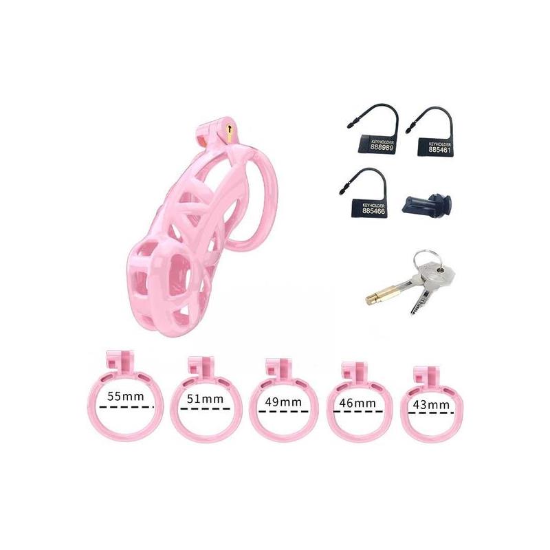 Jaula para el Pene PC01 Rosa - Image 3