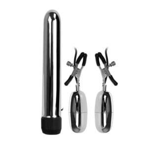 BAILE Baile Set Bala Vibrador y Pinzas para Pezones con Vibración Turbo