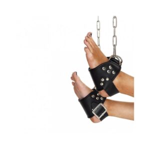 BONDAGE PLAY Esposas Cuero para Pies Colgantes