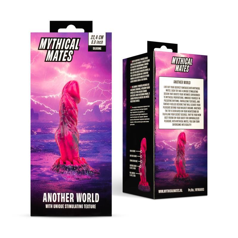 MYTHICAL MATES Dildo Another World Rosa y Púrpura 22.4 cm - 8.8"