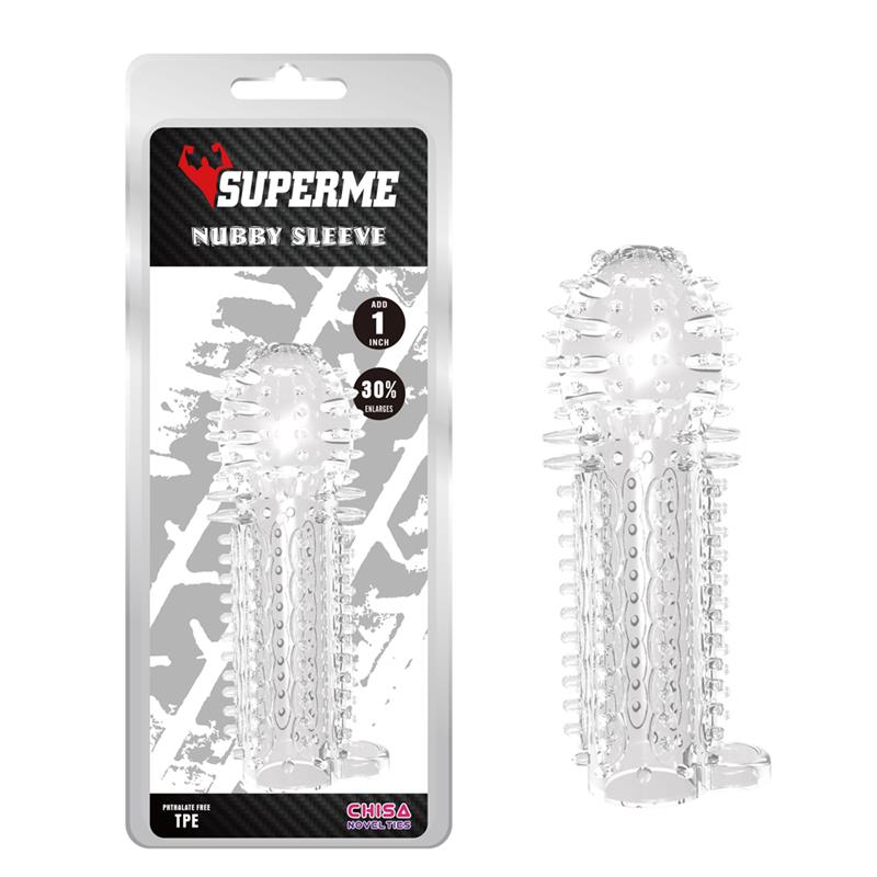 CHISA Funda para el Pene Nubby Transparente