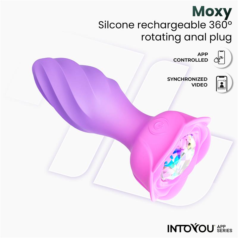 INTOYOU APP SERIES Moxy Plug Anal con Rotación 360º con App - Image 4