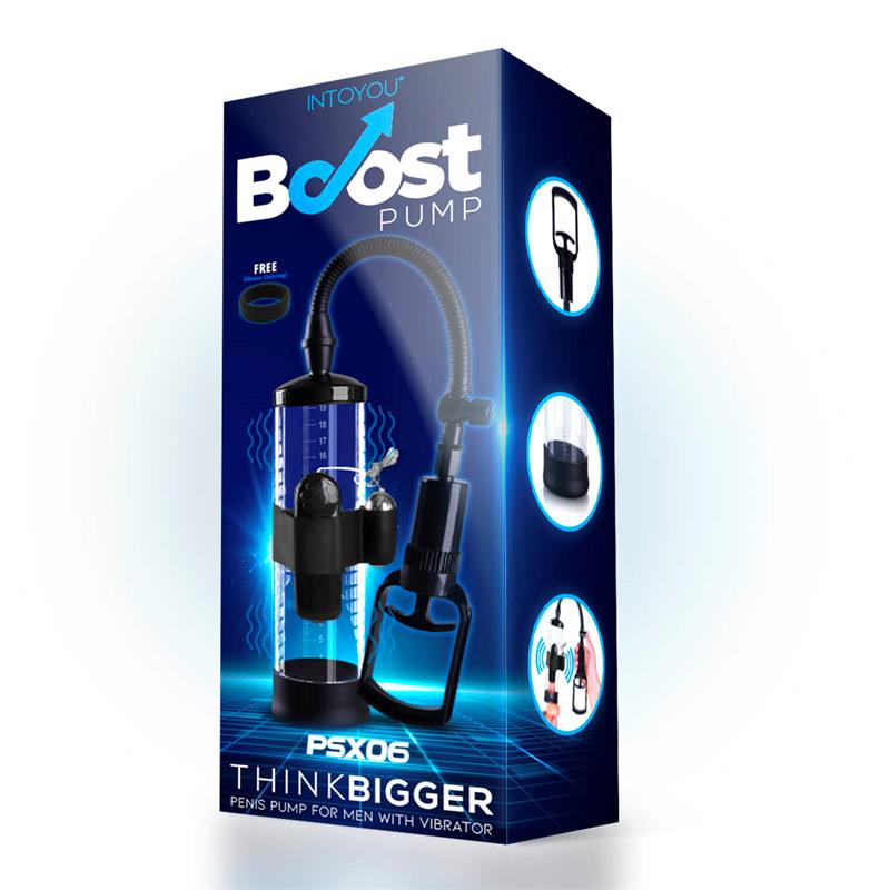BOOST PUMPS Bomba Manual para el Pene con Accesorio de Vibración PSX06 - Image 5