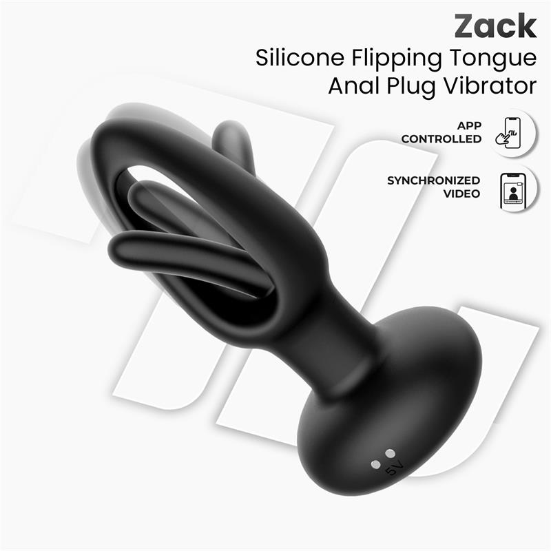 INTOYOU APP SERIES Zack Plug Anal con Flipping Tongue y Vibración con App - Image 5