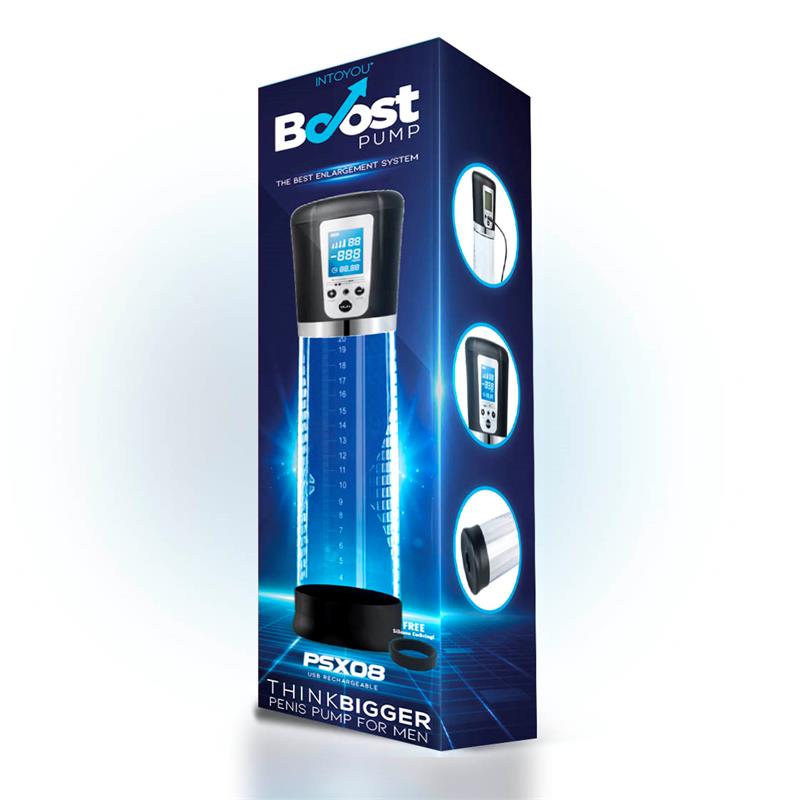 BOOST PUMPS Bomba Automática para el Pene con Pantalla LCD PSX08 USB - Image 6