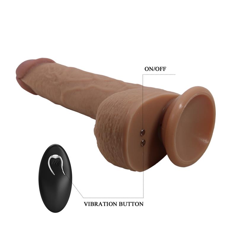 PRETTYLOVE Tommy Dildo Realista con Vibración y Thrusting con Contorl Remoto - Image 7