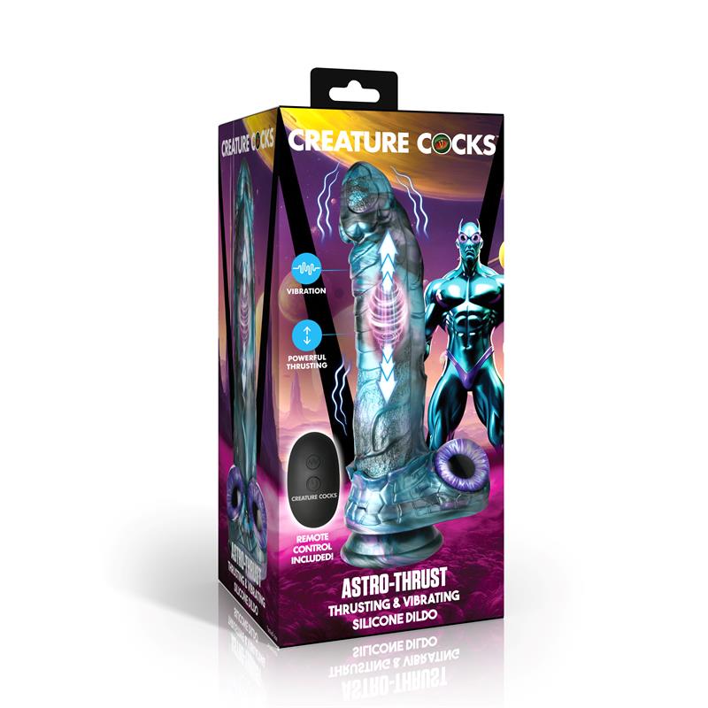 CREATURE COCKS Astro-Thrust Dildo con Vibración y Thrusting - Image 9