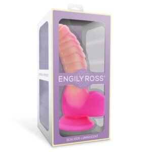 DILDOX BY ENGILY ROSS Scalidor Dildo Unicorn Brilla en la Oscuridad Silicona Líquida 18 cm