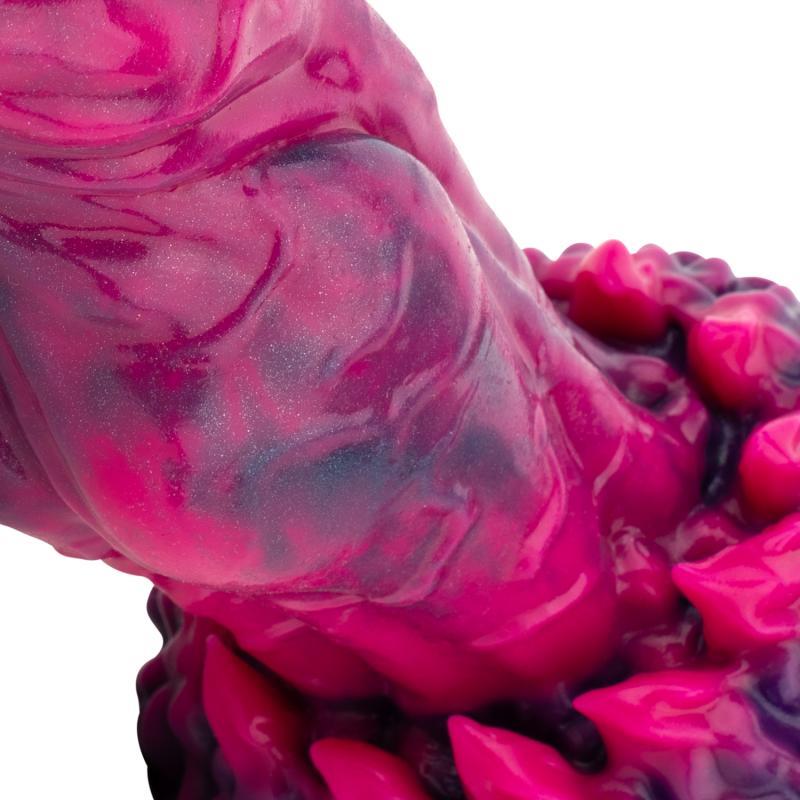 MYTHICAL MATES Dildo Another World Rosa y Púrpura 22.4 cm - 8.8" - Image 10